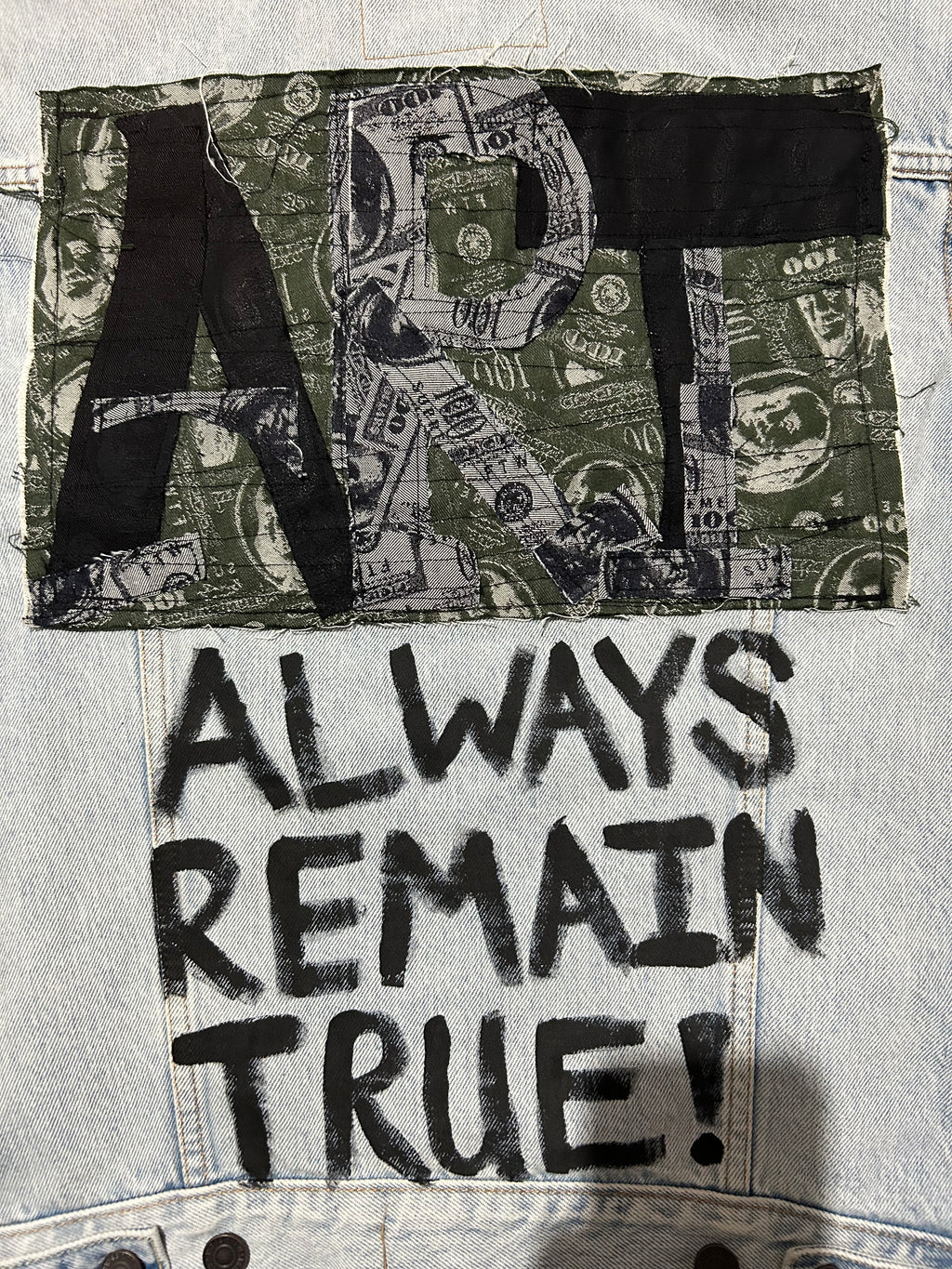Always Remain True Levi Denim Jacket