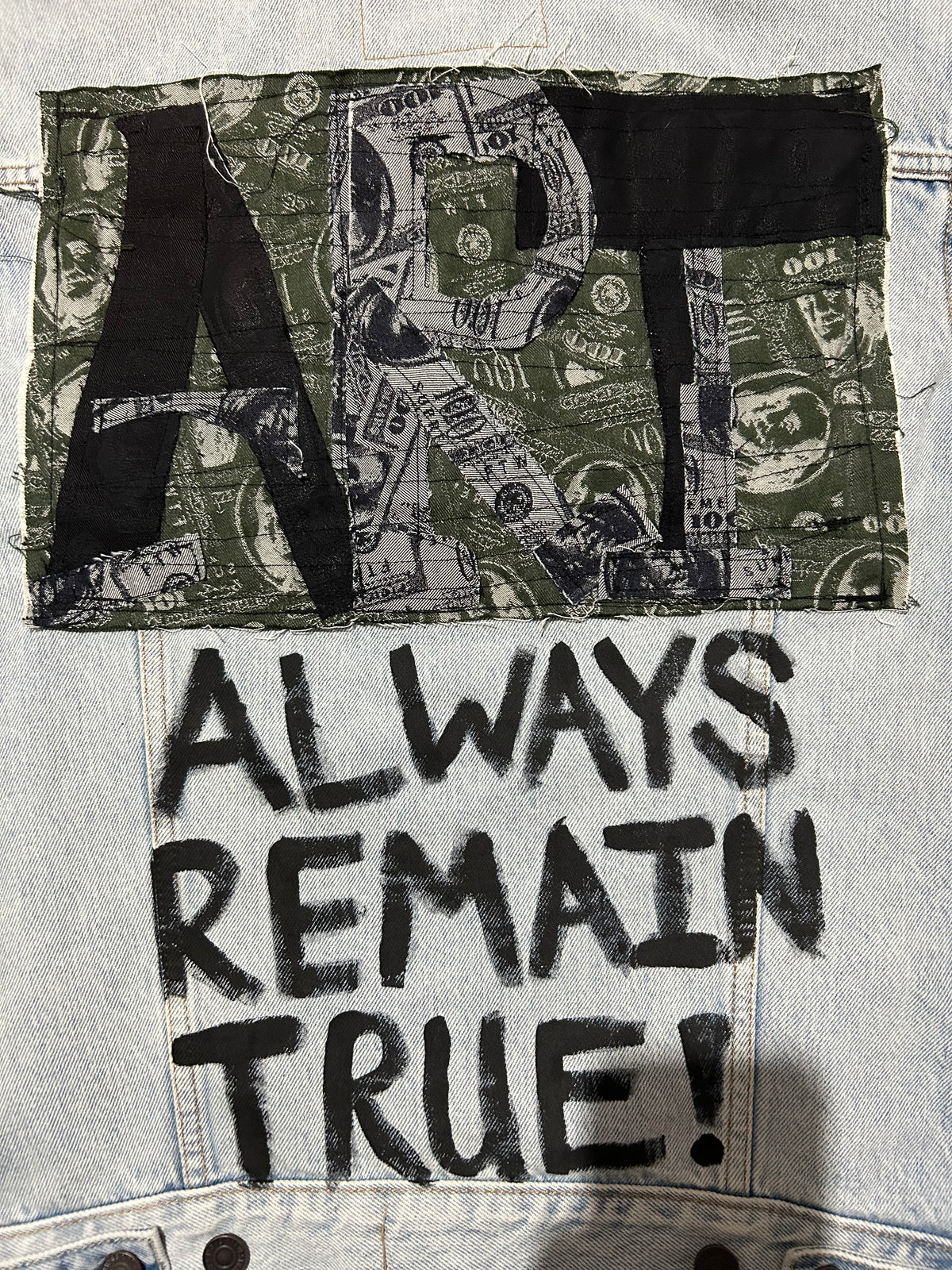 Always Remain True Levi Denim Jacket