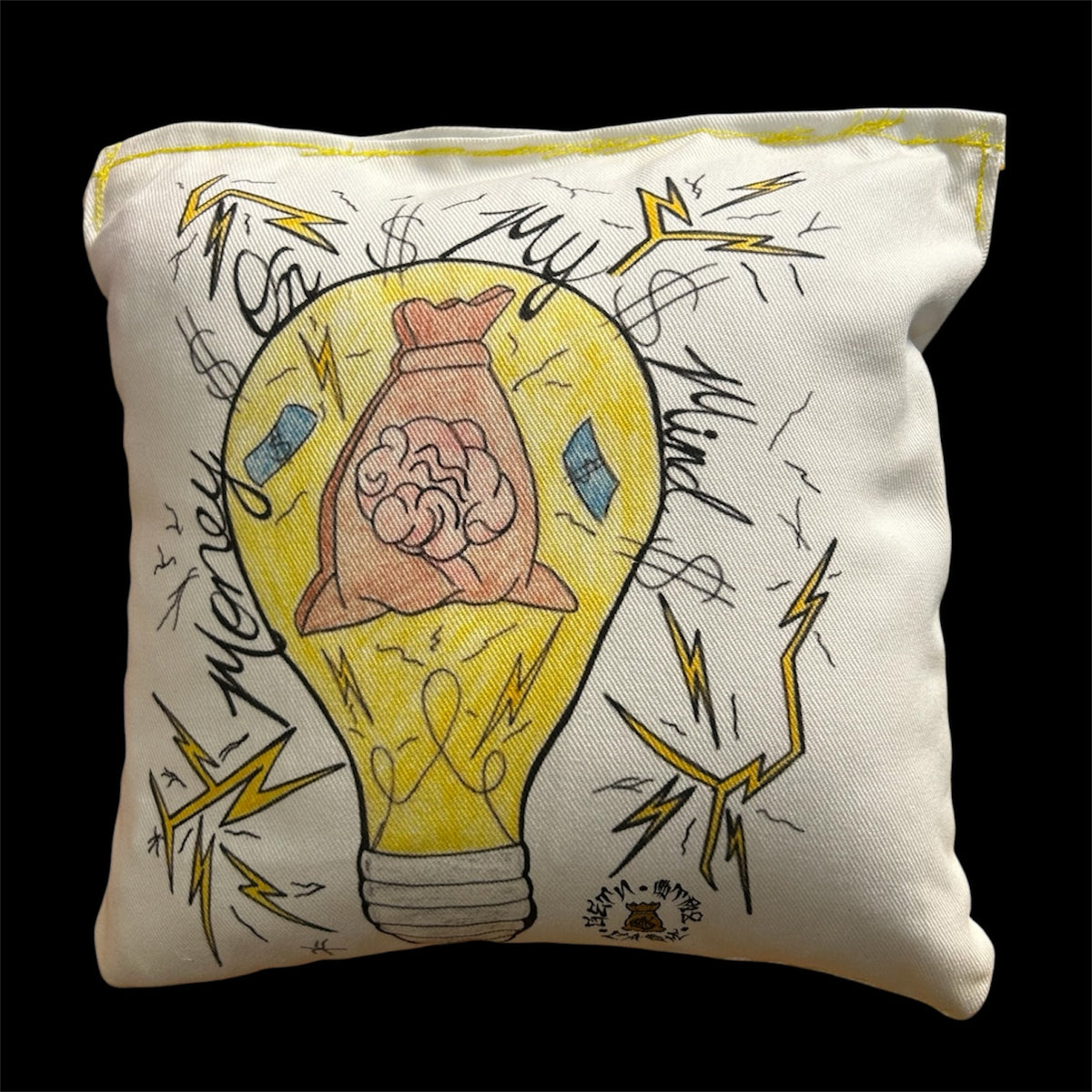 Money on my Mind throw pillow