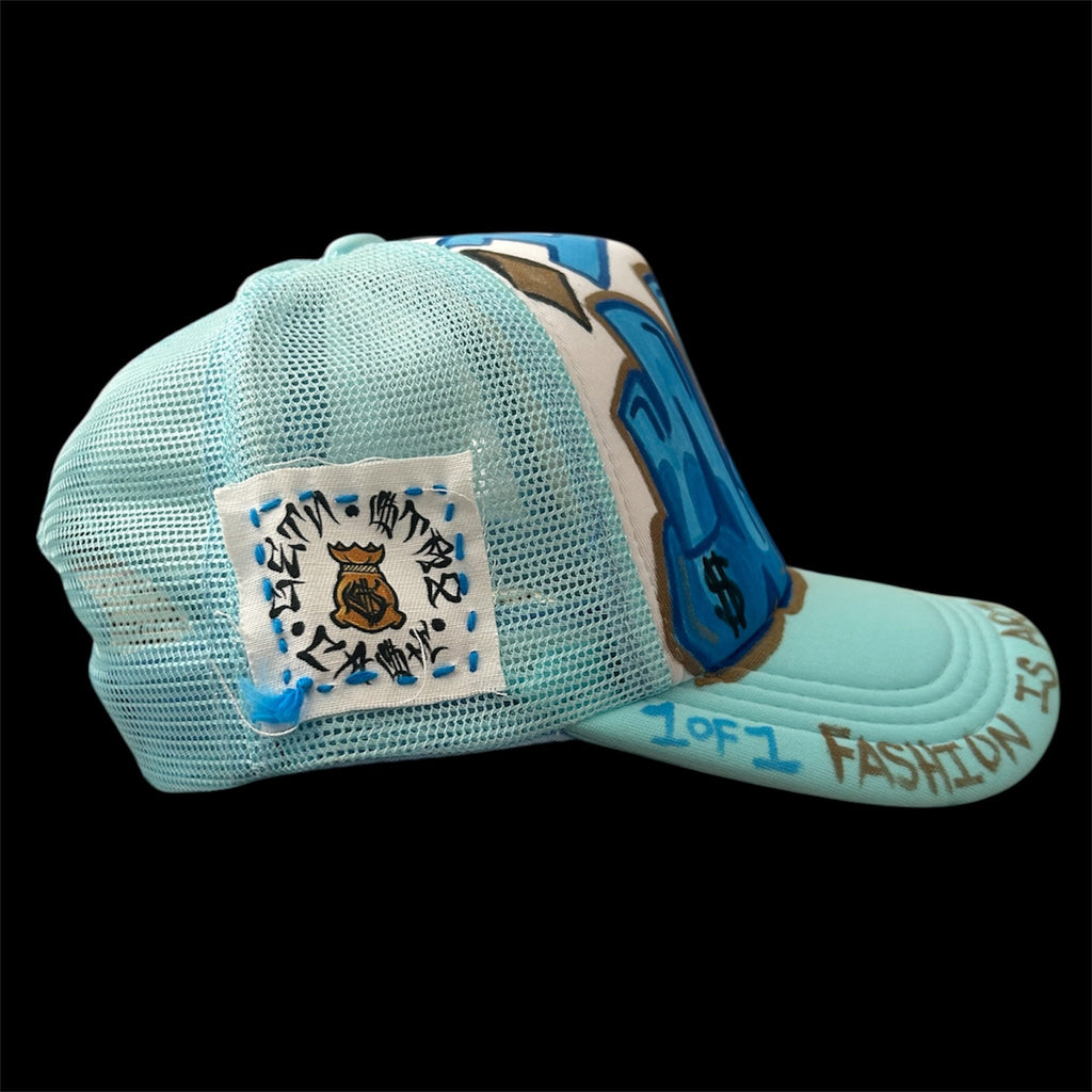 I Love Art trucker hat