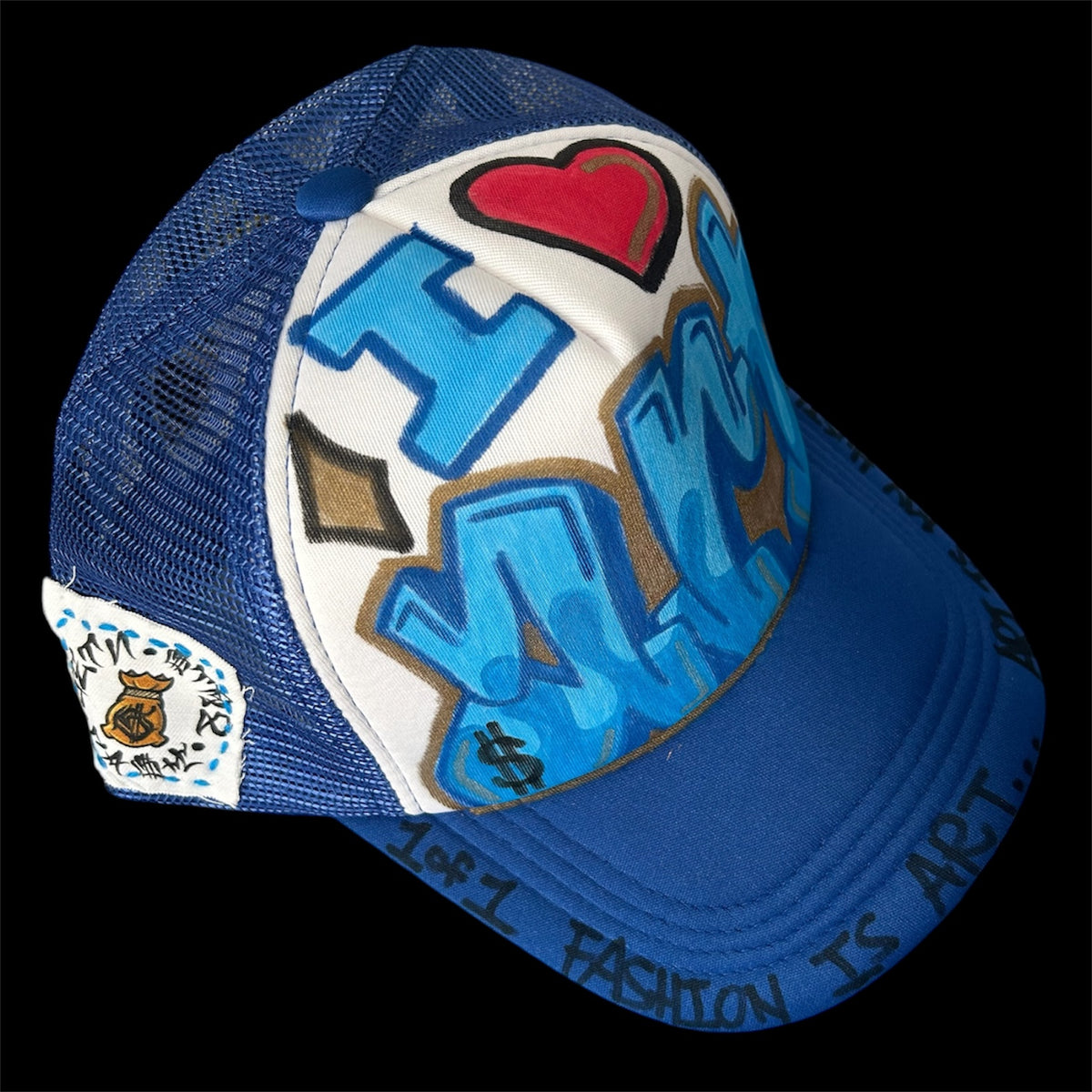 I Luv Art trucker hat