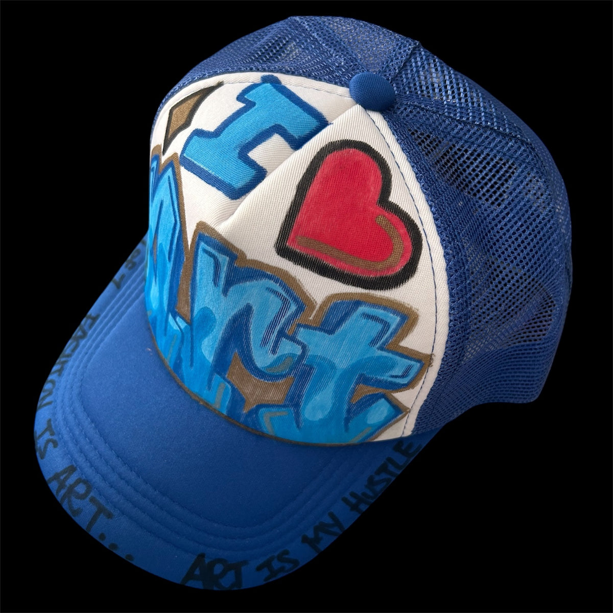 I Luv Art trucker hat