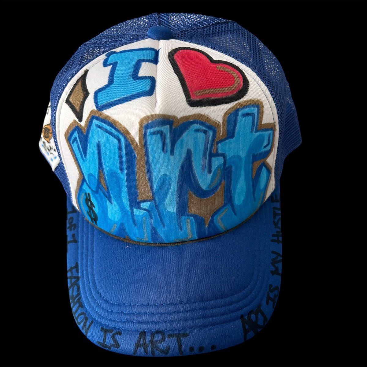 I Luv Art trucker hat