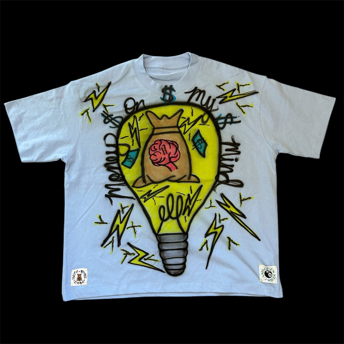 Money on my Mind airbrush t (medium)